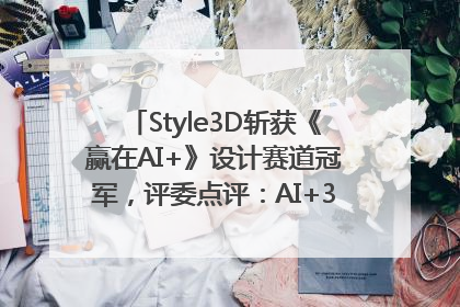 Style3D斩获《赢在AI+》设计赛道冠军，评委点评：AI+3D技术世界第一